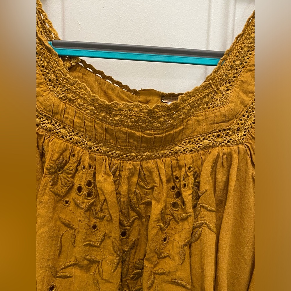 Free People Embroidered Blouse - Picture 3 of 10